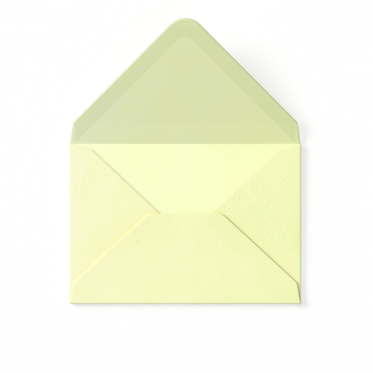 Elfenbensfarvet Kuvert med Hamret Struktur 65x94 mm