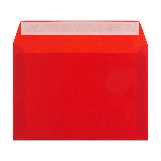 Translucent Envelopes Red 162 x 229 mm (C5)