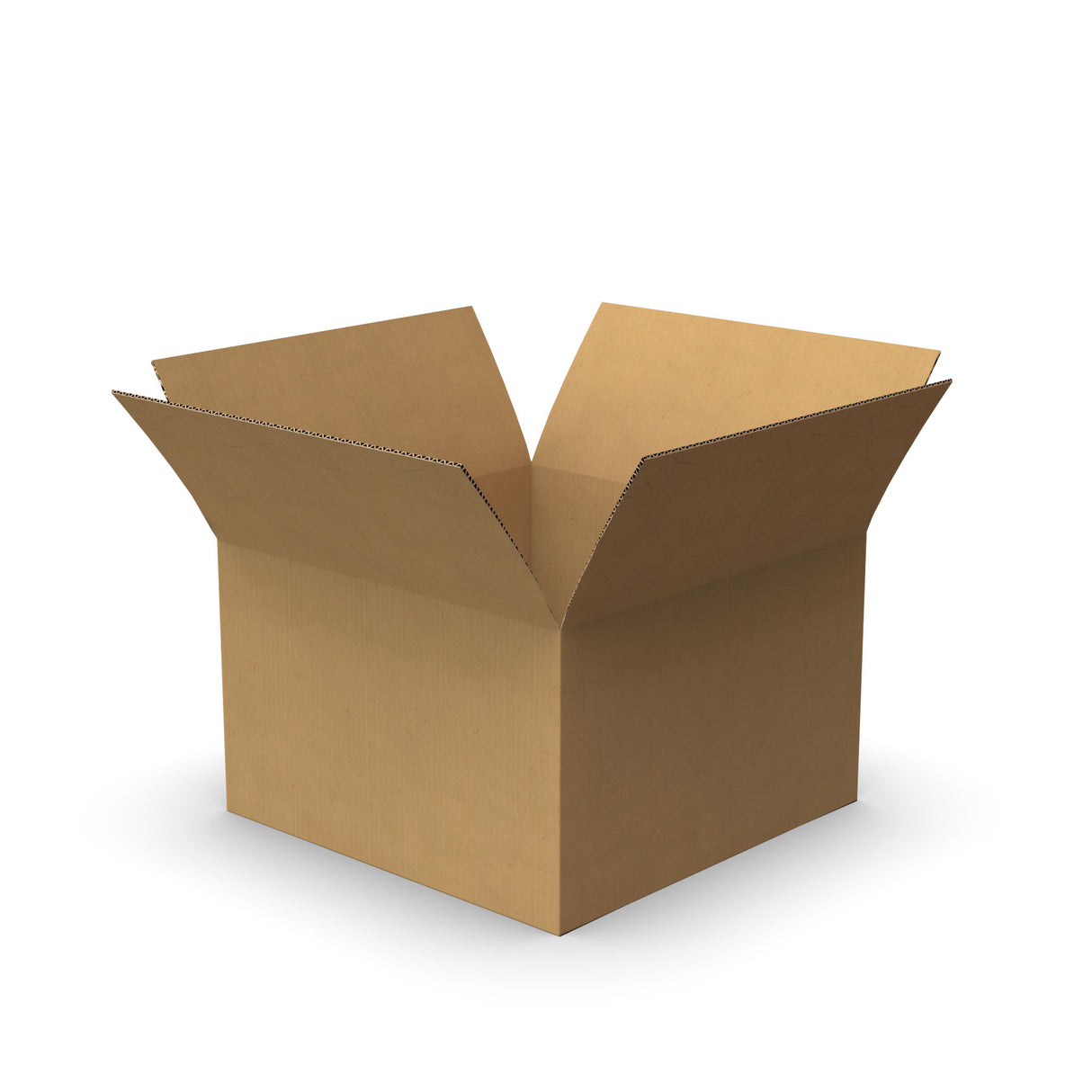 Papkasser med flaplukning til forsendelse