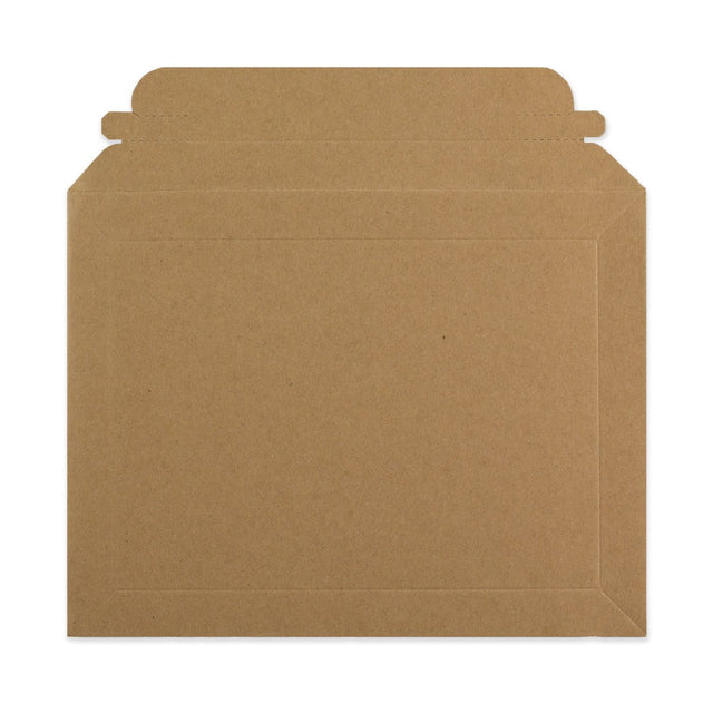 Manila Brown Peel & Seal Rigid Board Mailers Envelope (180 x 235mm)