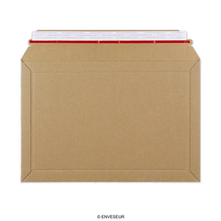 Kapacitetskuvert til Bogforsendelse med F-Bølgepap 194x292 mm
