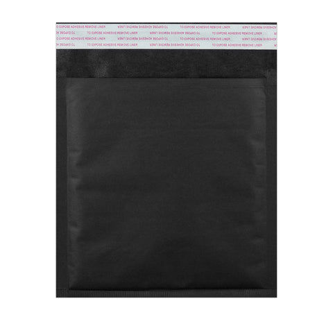 Coloured Kraft Paper Bubble Bag Mailers Black 230 x 230 mm
