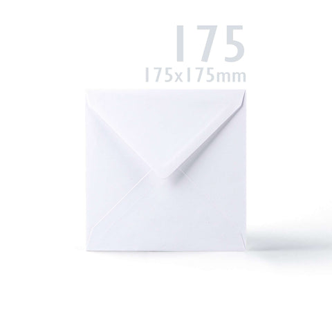 White Smooth Cards & Envelopes Pack White 121x121 mm + 120x120 mm