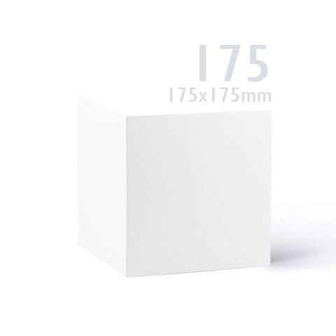 White Smooth Cards & Envelopes Pack White 121x121 mm + 120x120 mm