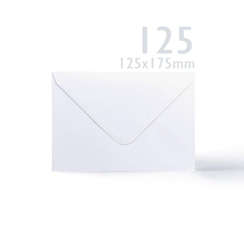 White Smooth Cards & Envelopes Pack White 121x121 mm + 120x120 mm