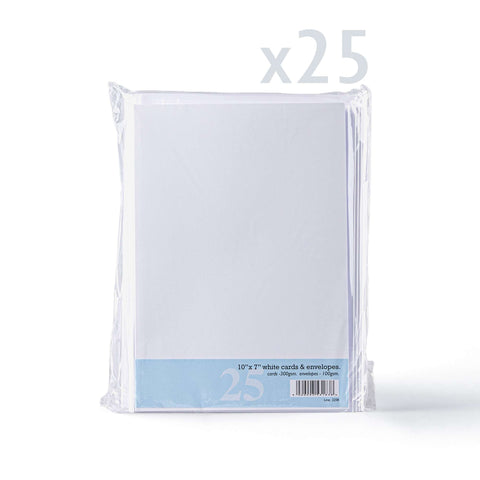 White Smooth Cards & Envelopes Pack White 121x121 mm + 120x120 mm