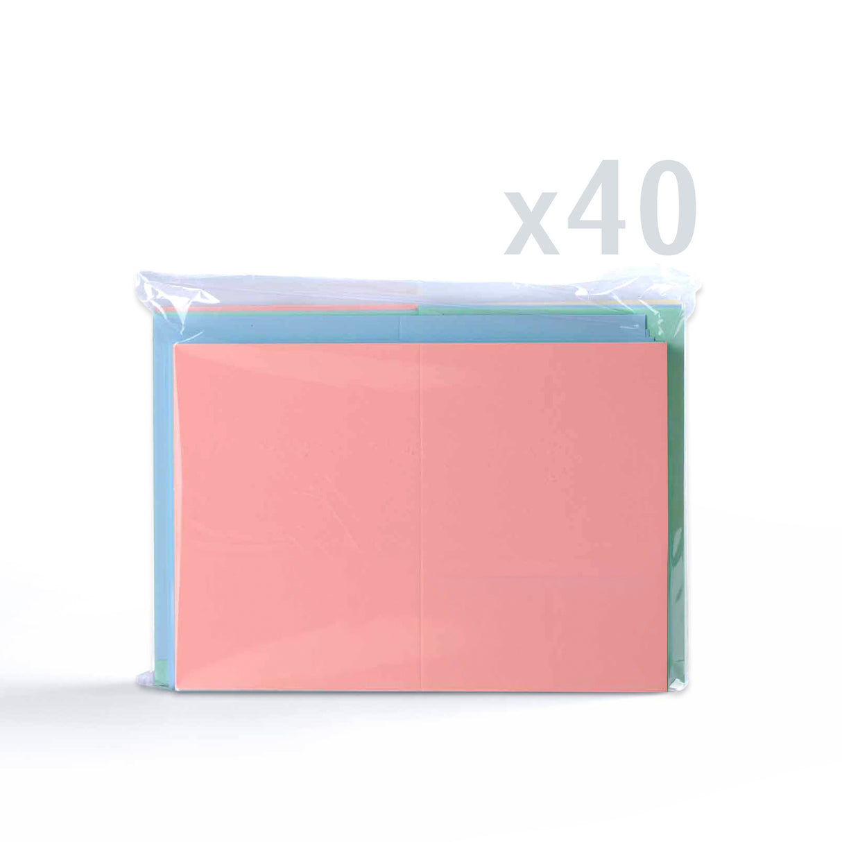 Assorterede pastelkort 225 g/m² & kuverter 100 g/m²