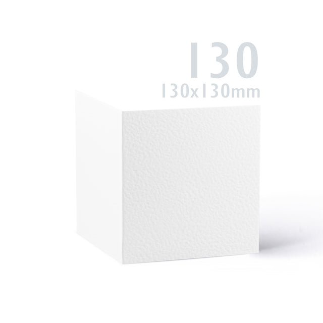 Hammered Cards & Envelopes Pack White 135 x 260 x 30 mm