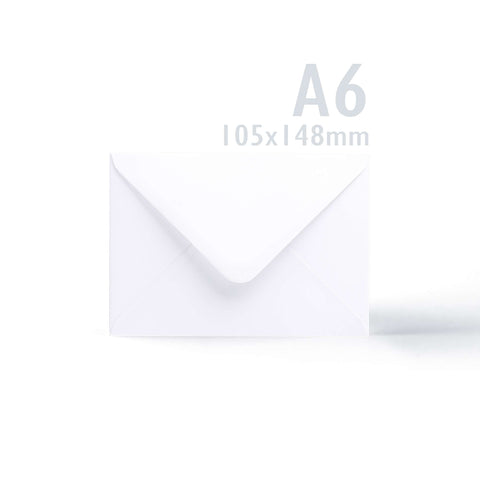 White Smooth Cards & Envelopes Pack White 121x121 mm + 120x120 mm