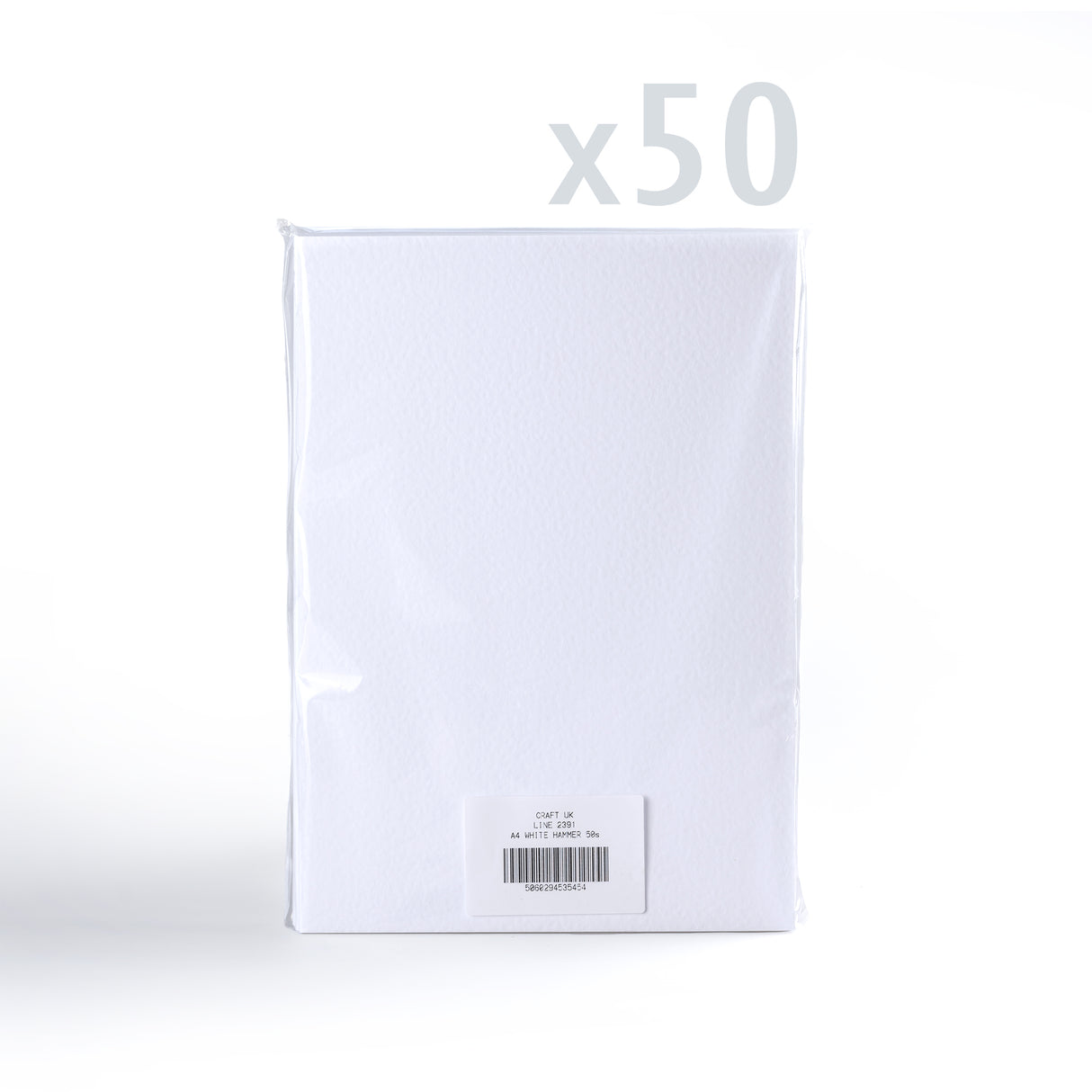 Hamret Kort 300 g/m² pakke med 50 stk