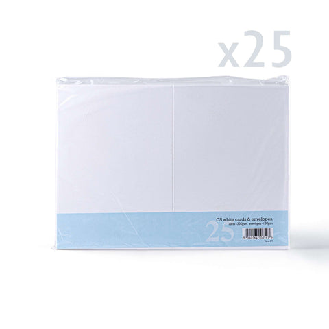 White Smooth Cards & Envelopes Pack White 121x121 mm + 120x120 mm