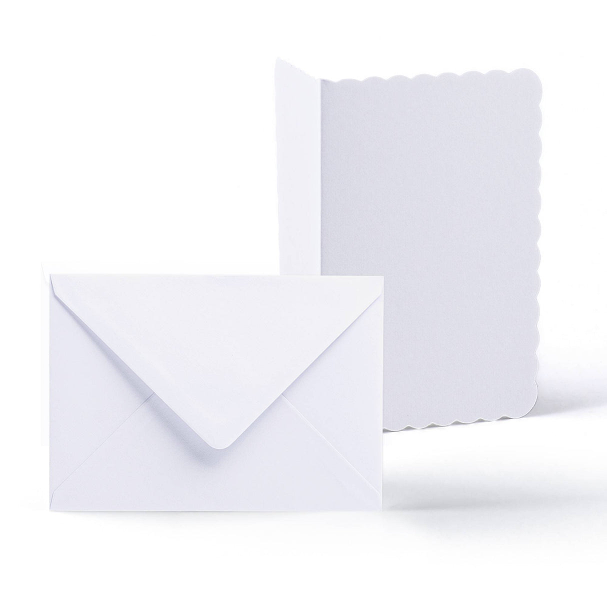 Kort og kuverter med bølget kant – pakke