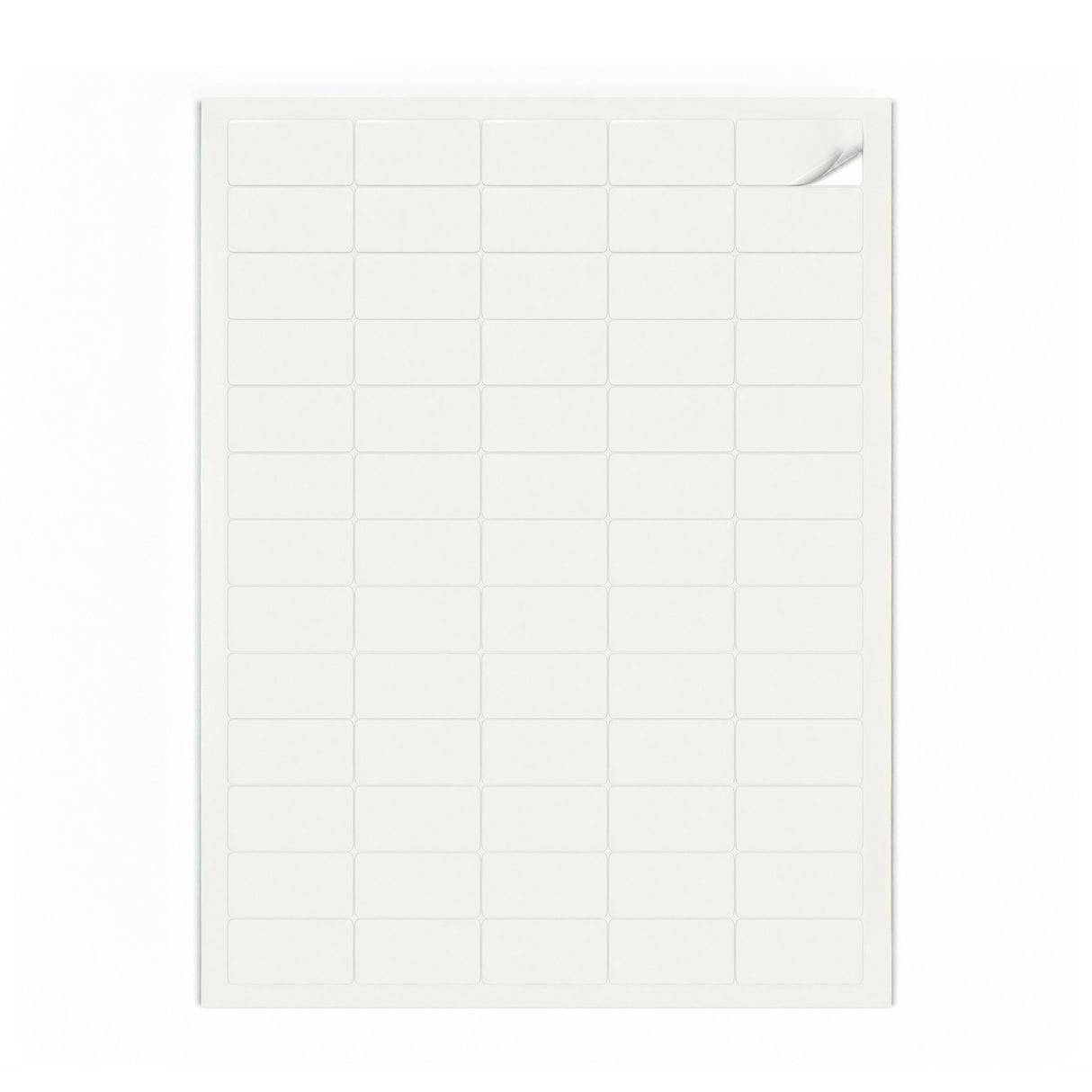 Hvide etiketpakker XS - 100 ark