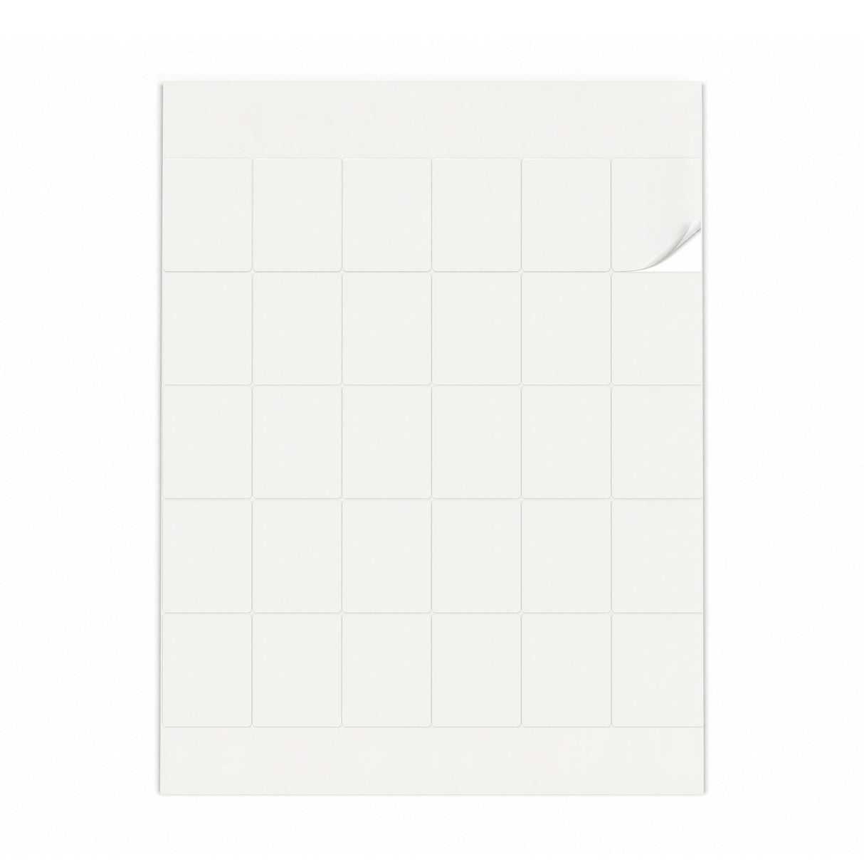 Hvide etiketpakker S - 100 ark