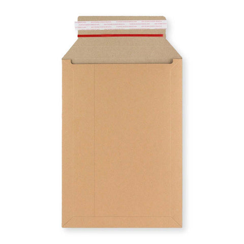 Manila Brown Peel & Seal Rigid Board Mailers Envelope (370 x 285mm)