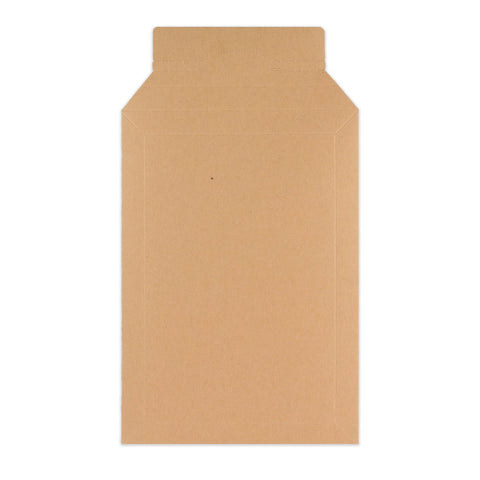 Manila Brown Peel & Seal Rigid Board Mailers Envelope (370 x 285mm)