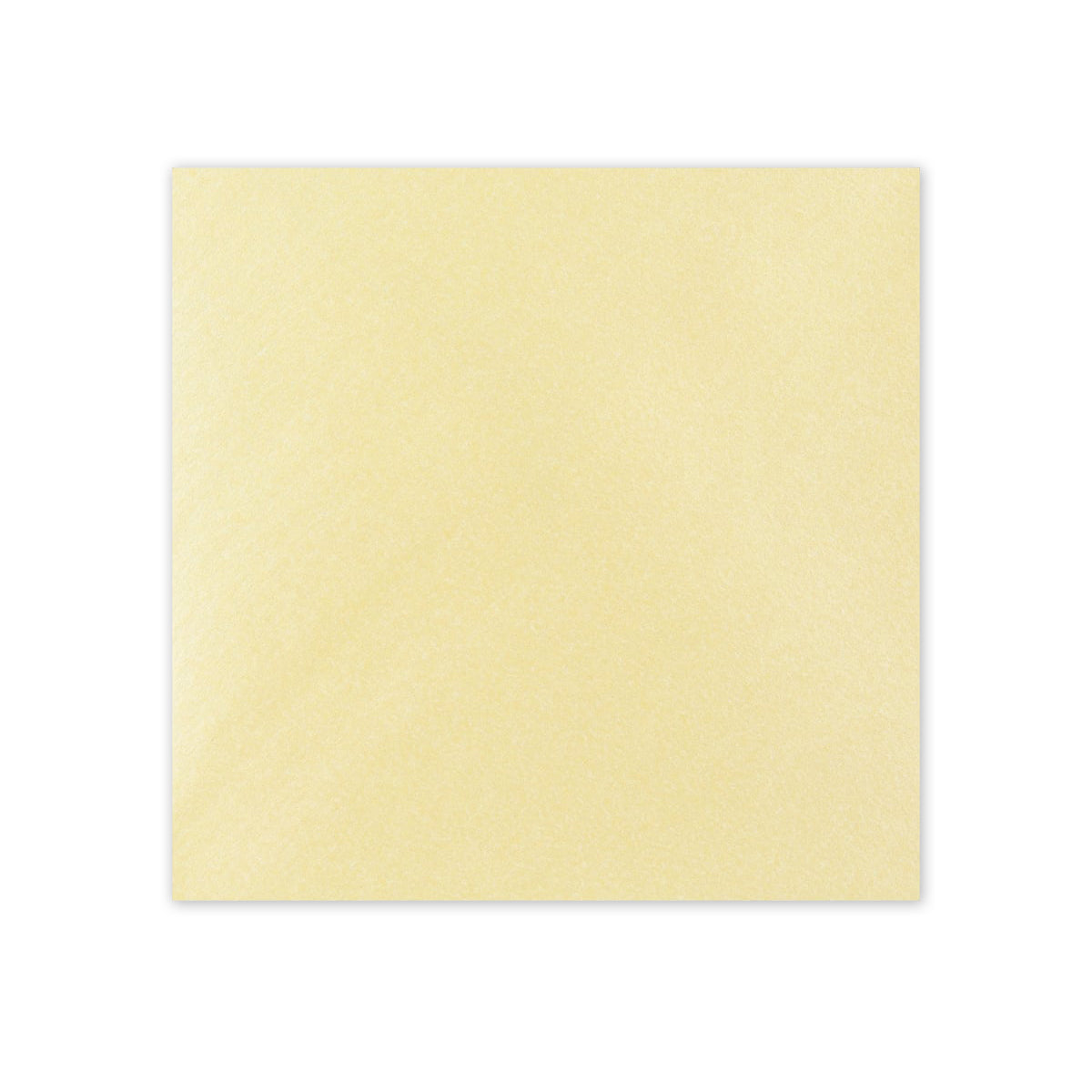 Champagnefarvet kuvert med glans 140x140 mm