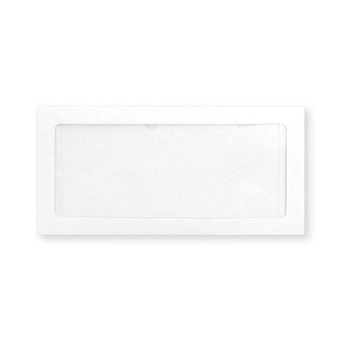 DL White Peel & Seal Full View Window Envelope (110 x 220mm)
