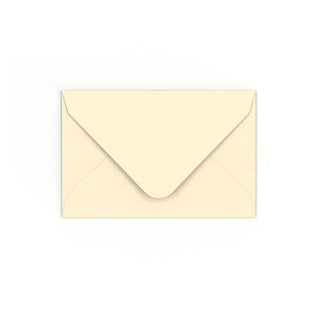 Kuvert i magnoliefarve 65x94 mm