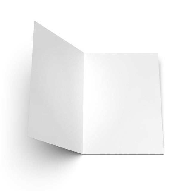 Folded Card Blanks White 128 x 178 mm 300 Gsm