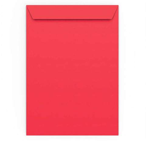 C4 Bright Red Peel & Seal Envelope (324 x 229mm)