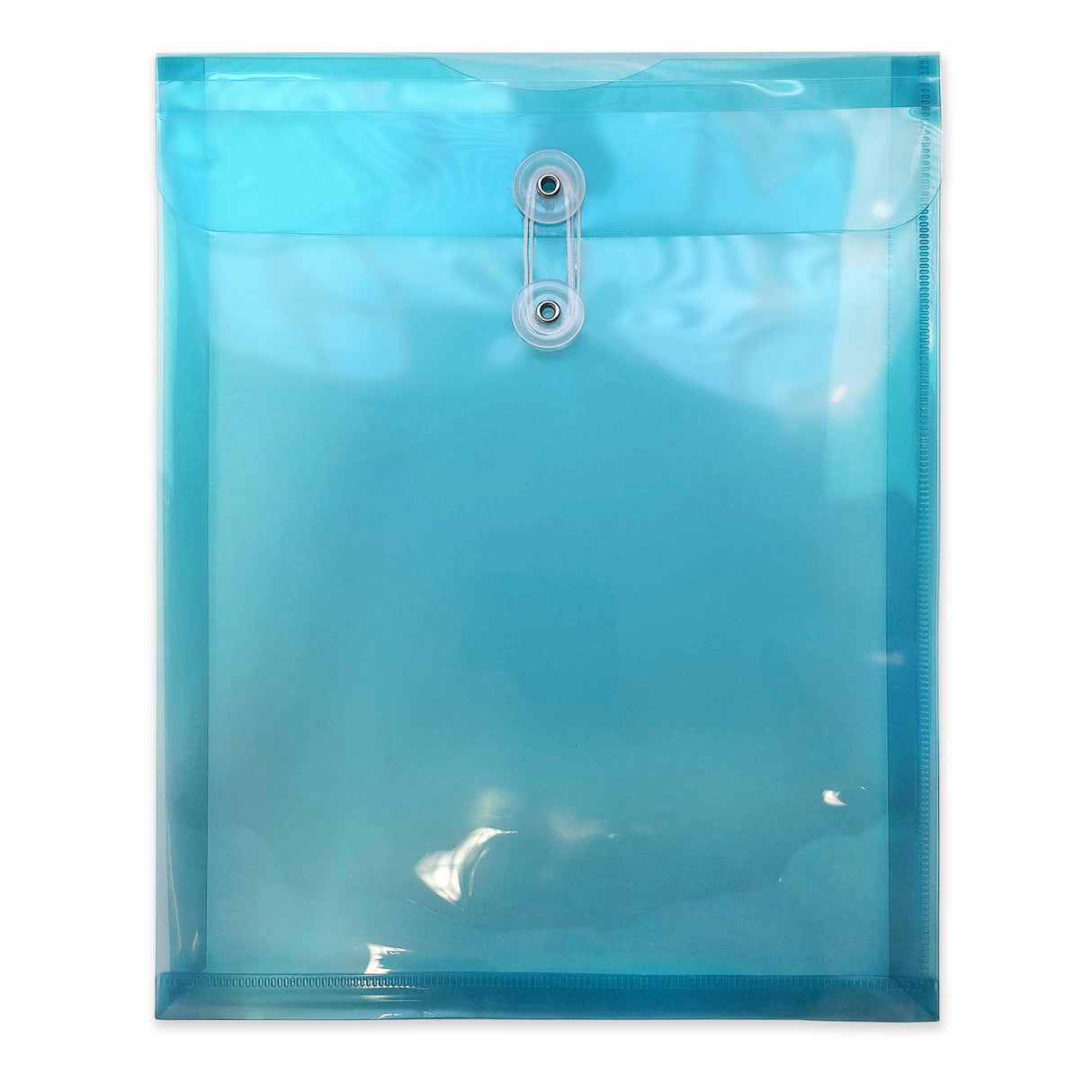 Polypropylen-kuvert med sidefals og string & washer-lukning