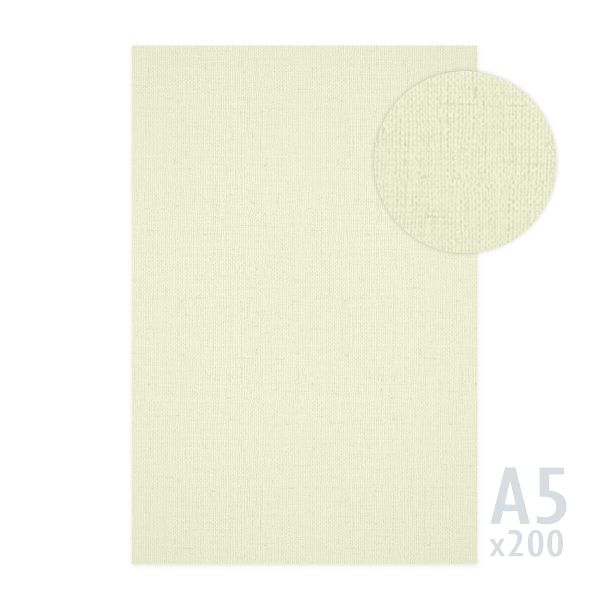 Linnedstruktureret papir 185g/m²