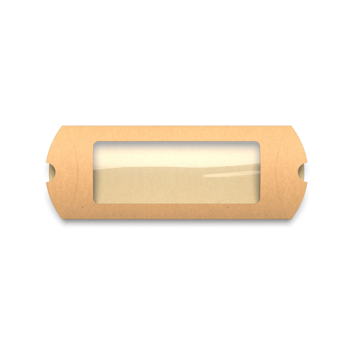 Kraft-pudeæsker med vindue