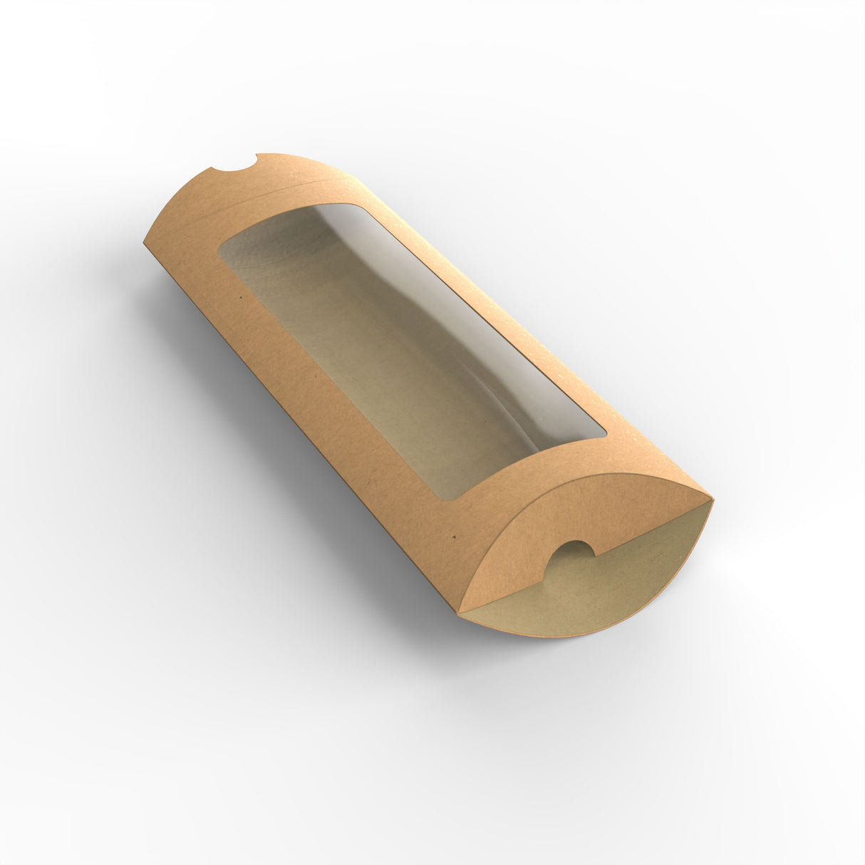 Kraft-pudeæsker med vindue