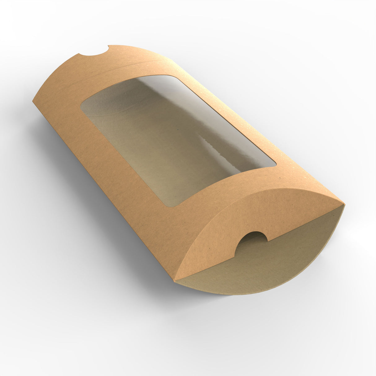 Kraft-pudeæsker med vindue