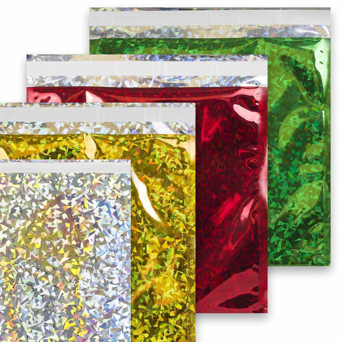 Holografiske folieposer