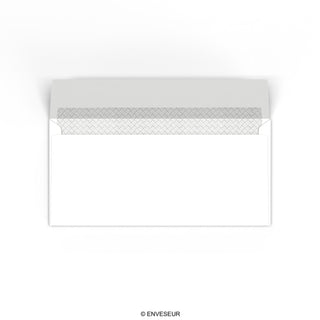 Hvid konvolut 110x220 mm (DL)
