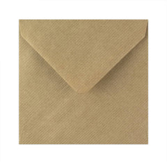 Kraft V-Flap Gummed Envelopes 100 Gsm Fleck 140 x 140 mm