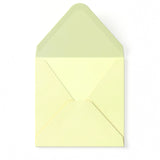 Elfenbensfarvet Kuvert med Hamret Struktur 155x155 mm