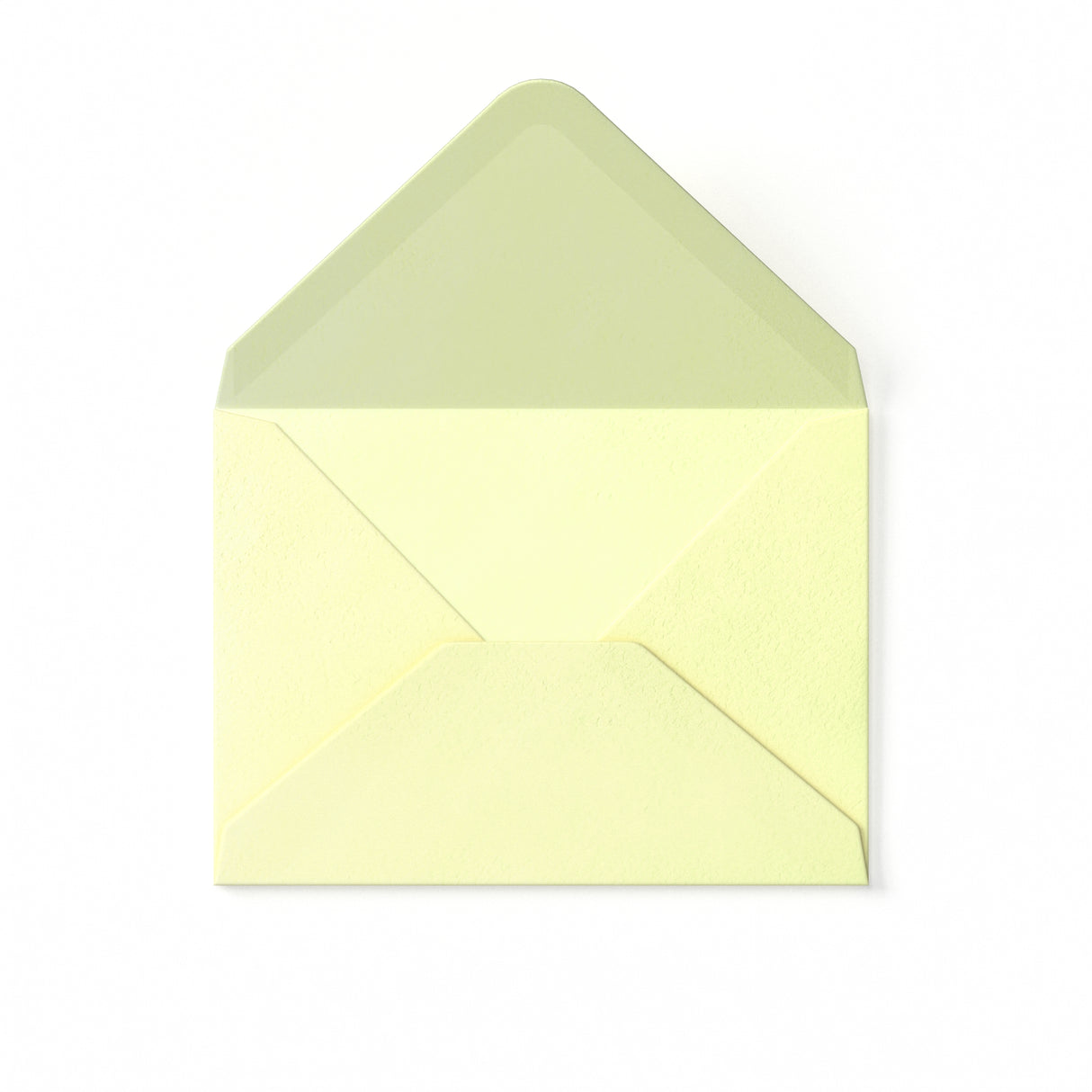 Elfenbensfarvet Kuvert med Hamret Struktur 82x113 mm