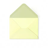 Elfenbensfarvet Kuvert med Hamret Struktur 82x113 mm