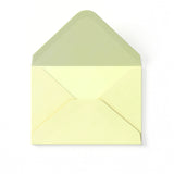 Elfenbensfarvet Kuvert med Hamret Struktur 114x162 mm (C6)