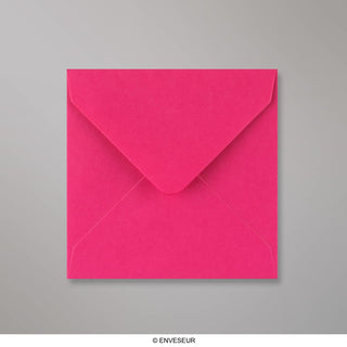 Fuschia-lyserød konvolut 116x116 mm
