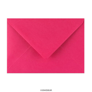 Fuschia-lyserød konvolut 125x175 mm