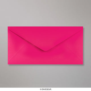 Fuschia-lyserød konvolut 110x220 mm (DL)