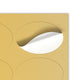 Oval Adhesive Labels Gold 63 x 42 mm (18 labels)