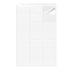 Rectangle Adhesive Labels Clear 64 x 38 mm (21 labels)