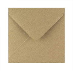Kraft V-Flap Gummed Envelopes 110 Gsm Fleck 140 x 140 mm