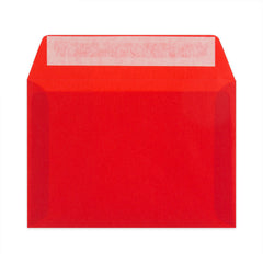 Coloured Translucent Envelopes Red 114 x 162 mm (C6)