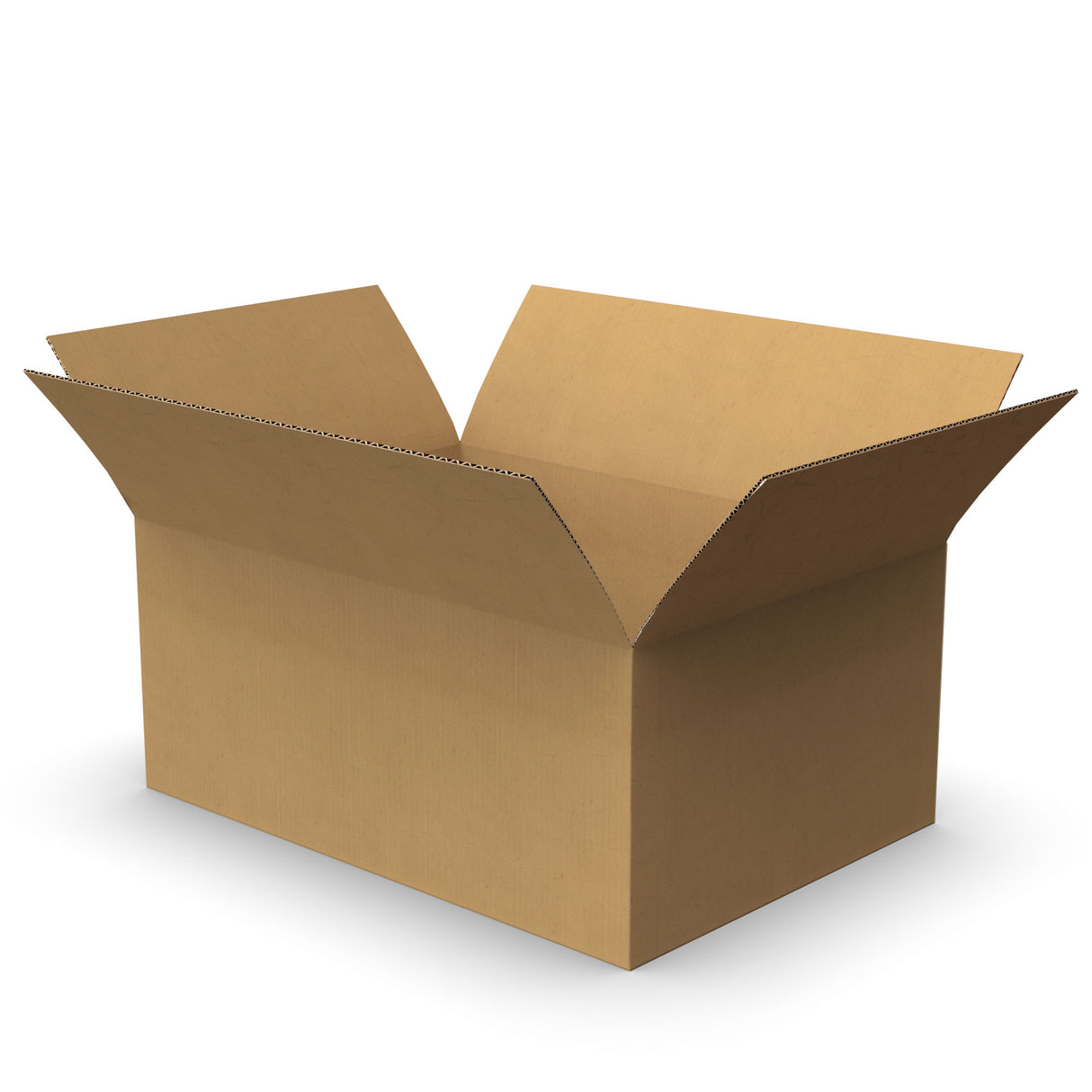 Papkasser med flaplukning til forsendelse