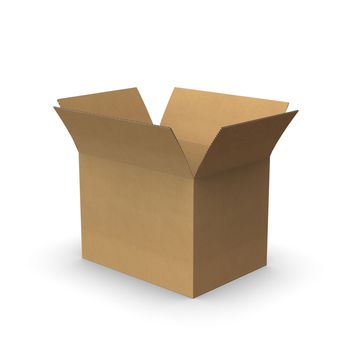 Papkasser med flaplukning til forsendelse