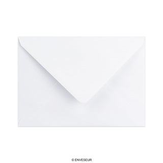 Hvidvævet konvolut 125x175 mm