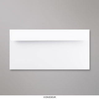 Hvidvævet konvolut 110x220 mm (DL)