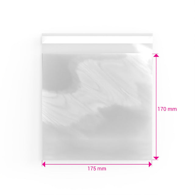 Cello Bags (Non-Header) Clear 170 x 175 mm