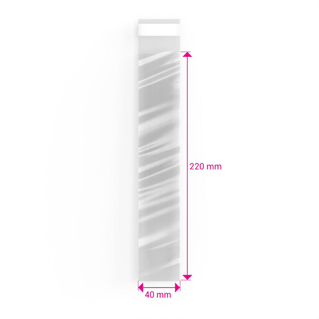 Cello Bags (Non-Header) Clear 220 x 40 mm
